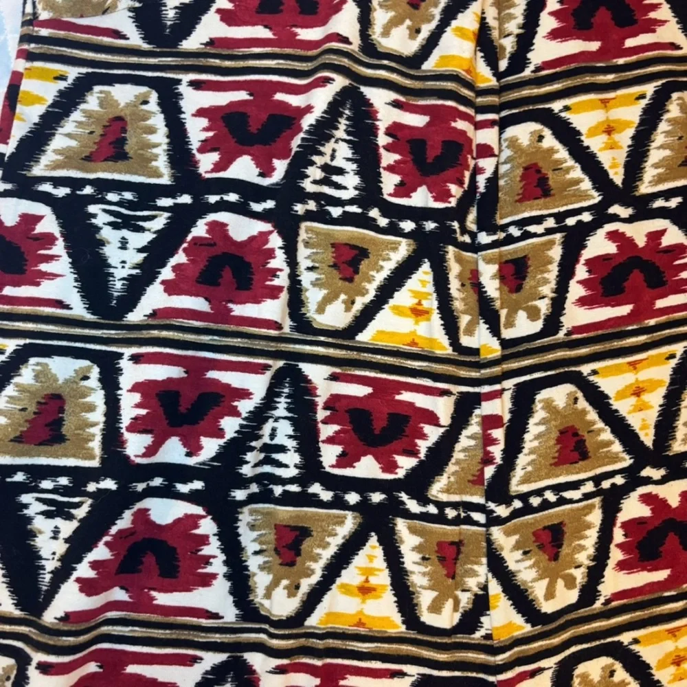 NWT Jones New York Multicolor Geometric Midi Dress Petite Large - Picture 3 of 6